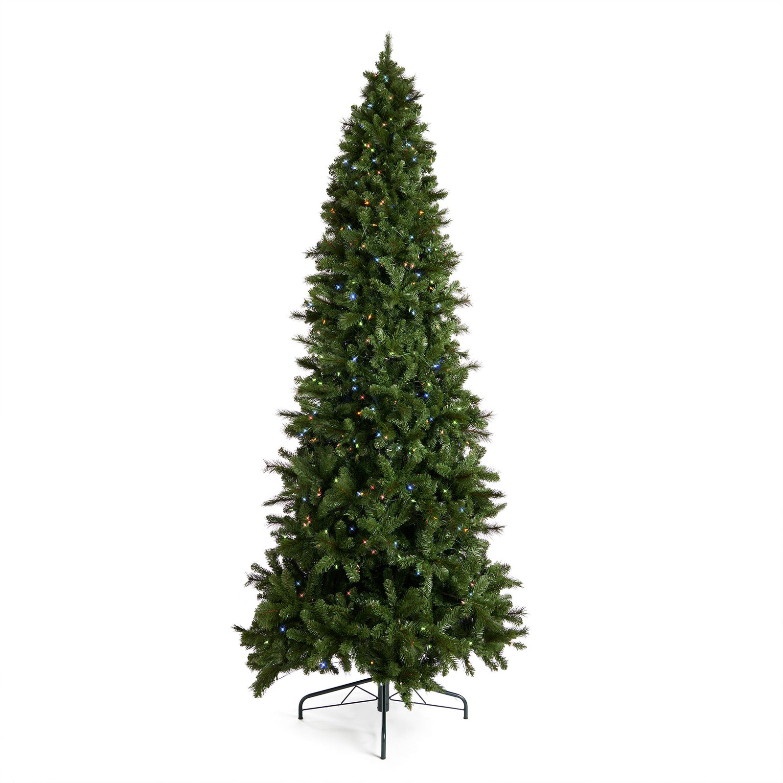 Home Heritage Cascade Quick Set 12 Ft 800 LED Pre-Lit Artificial Christmas Tree - VMInnovations