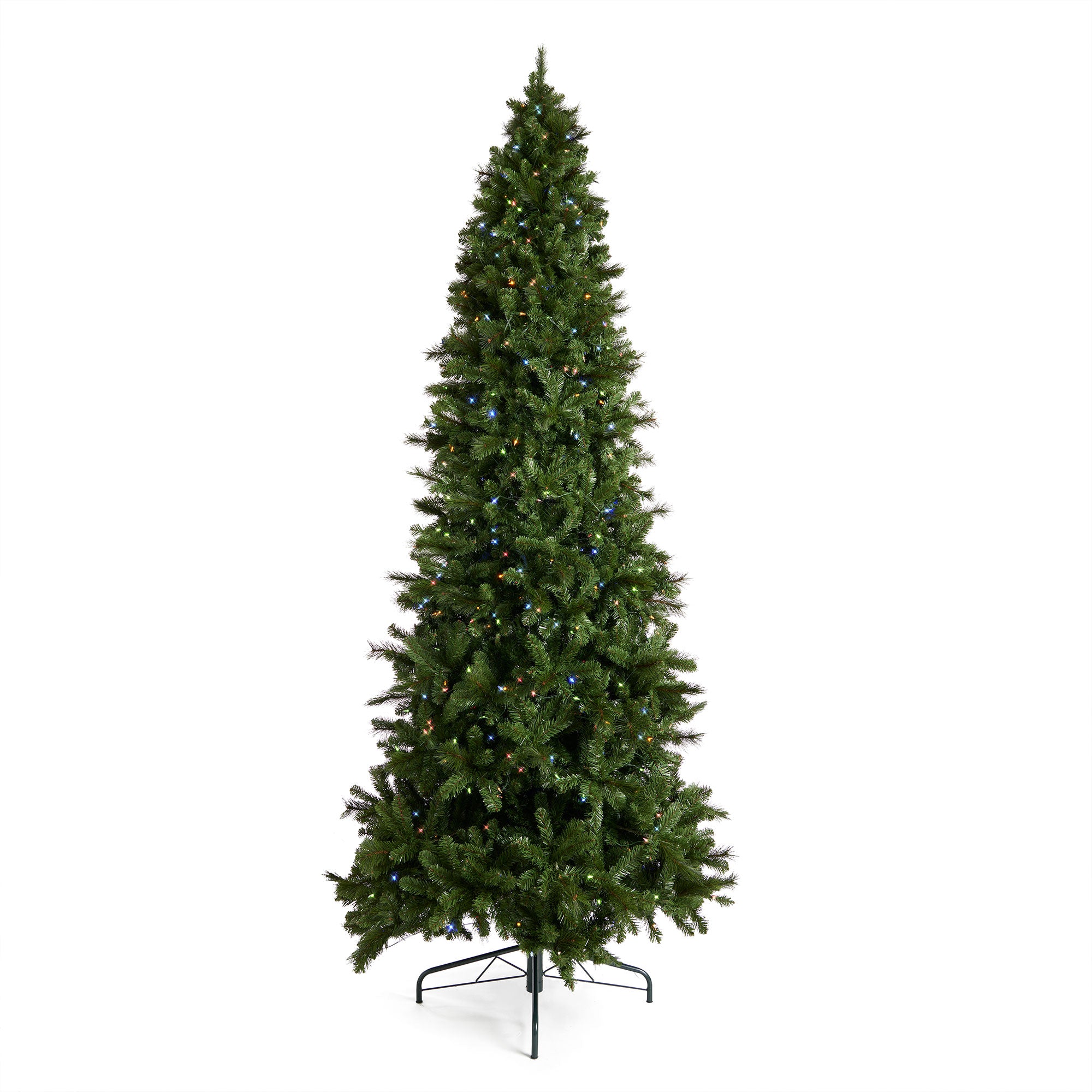 Home Heritage 12' Cascade PVC Christmas Tree & Changing LED Lights (Open Box) - VMInnovations