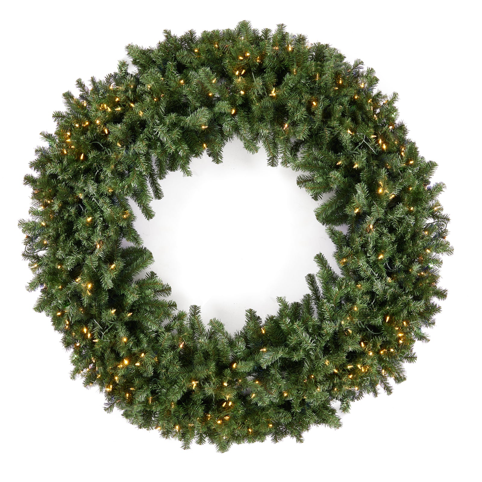 Home Heritage 60" Color Changing LED Christmas Wreath w/ Remote (Open Box) - VMInnovations