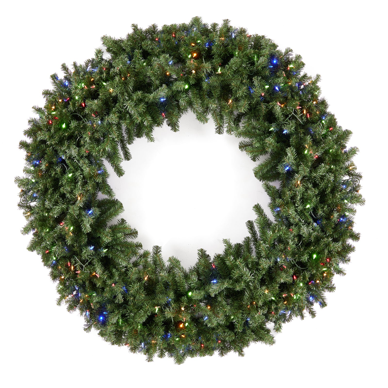 Home Heritage 60" Color Changing LED Christmas Wreath w/ Remote (Open Box) - VMInnovations