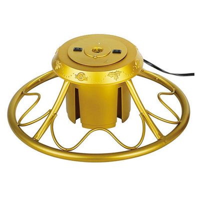 Home Heritage Rotating Christmas Tree Stand w/ Twinkly App Controlled RGB Lights