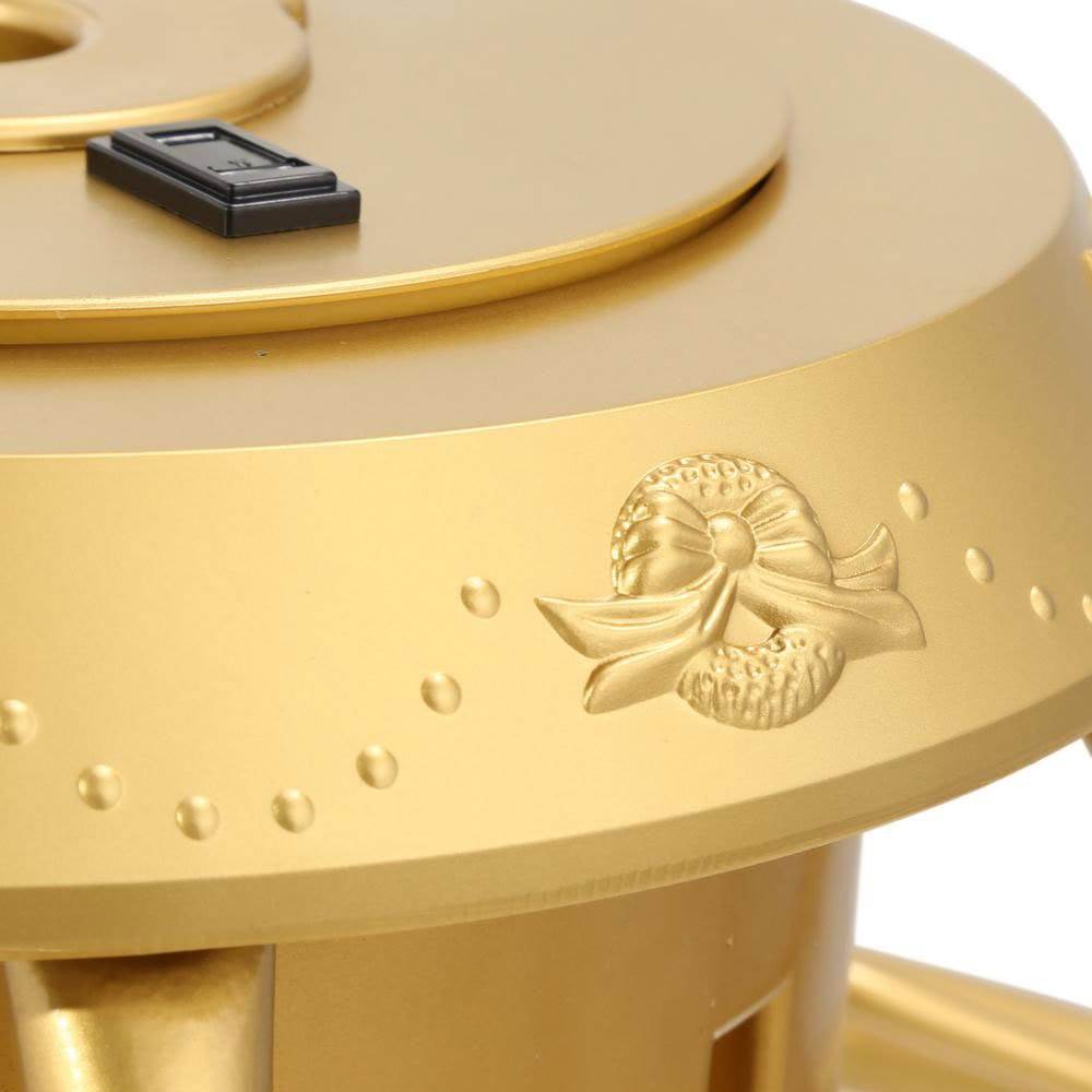 Home Heritage Rotating Christmas Tree Stand w/ Twinkly App Controlled RGB Lights