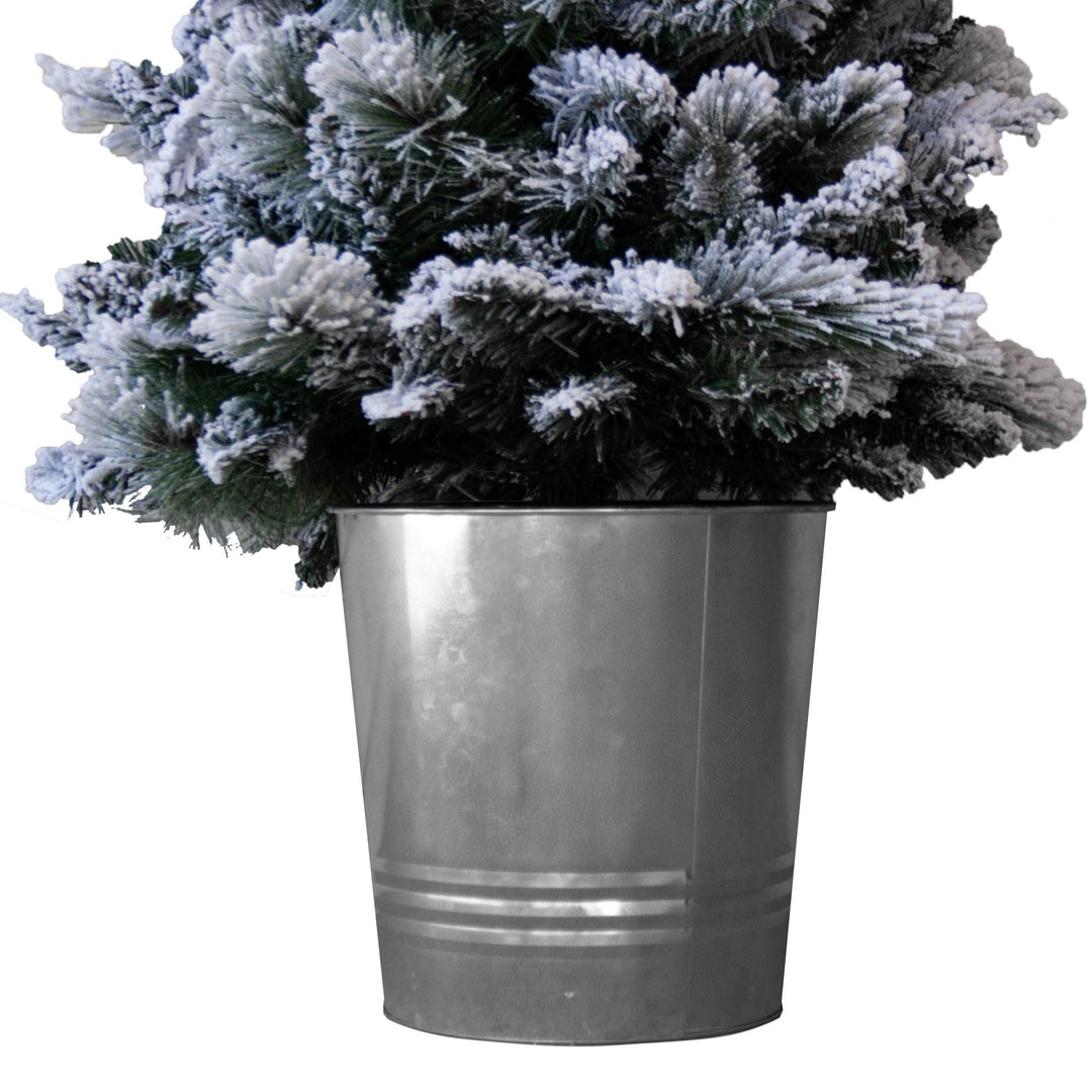 Home Heritage 4.5 Feet Entry Way PVC Pre Lit Christmas Tree w/ Stand (Used) - VMInnovations