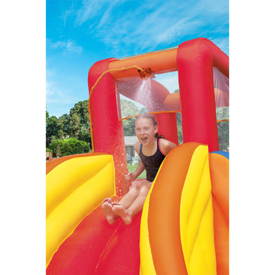 H2OGO! Splash Tower Inflatable Outdoor Mega Water Slide Splash Park Pool (Used)