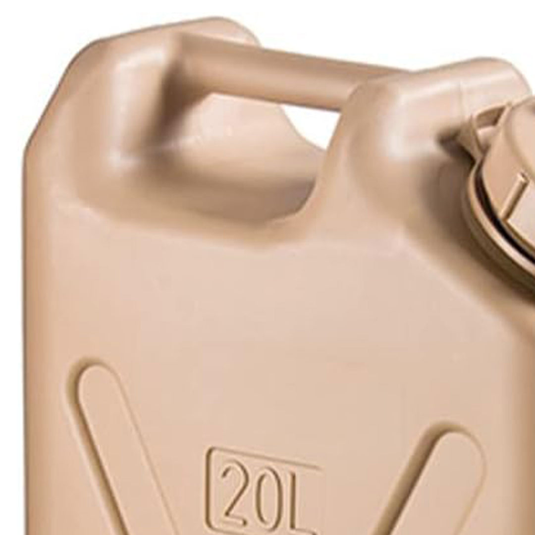 Scepter BPA 5 Gallon 20 Liter Portable Water Storage Container, Sand (Open Box)