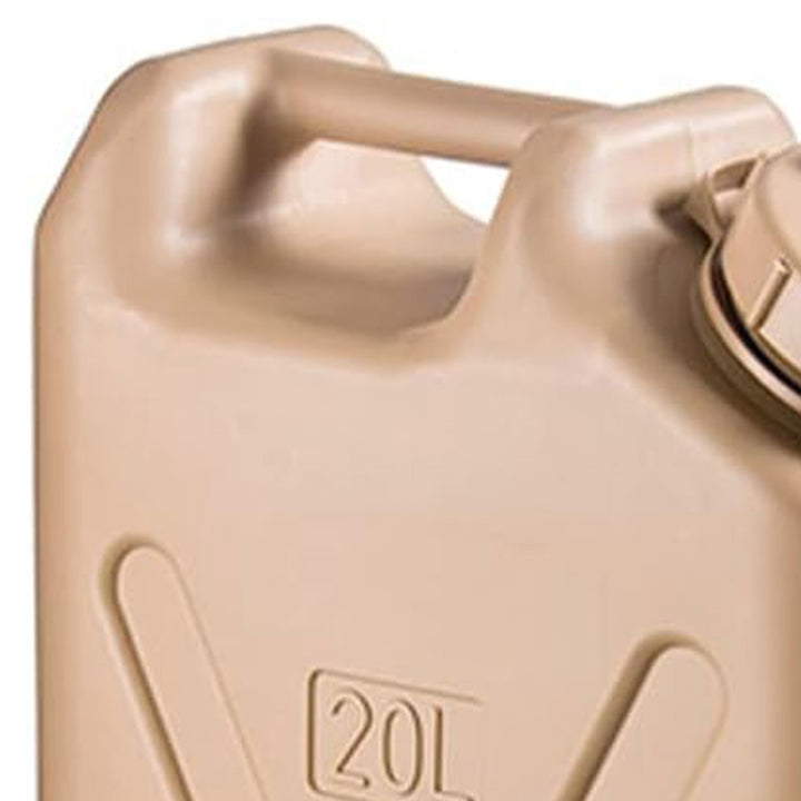 Scepter BPA 5 Gallon 20 Liter Portable Water Storage Container, Sand (Open Box)