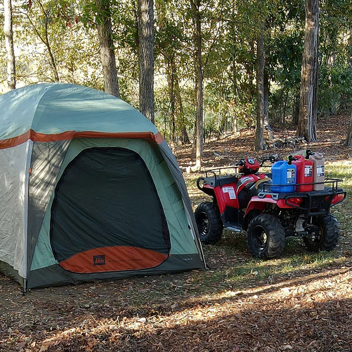 Scepter Lightweight BPA 5 Gallon 20 Liter Portable Water Storage Container, Sand (4 Pack)