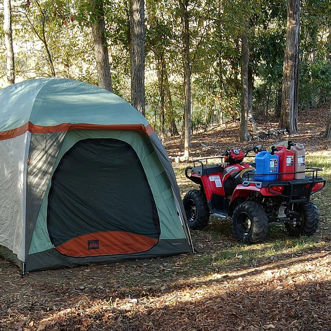 Scepter Lightweight BPA 5 Gallon 20 Liter Portable Water Storage Container, Sand (4 Pack)