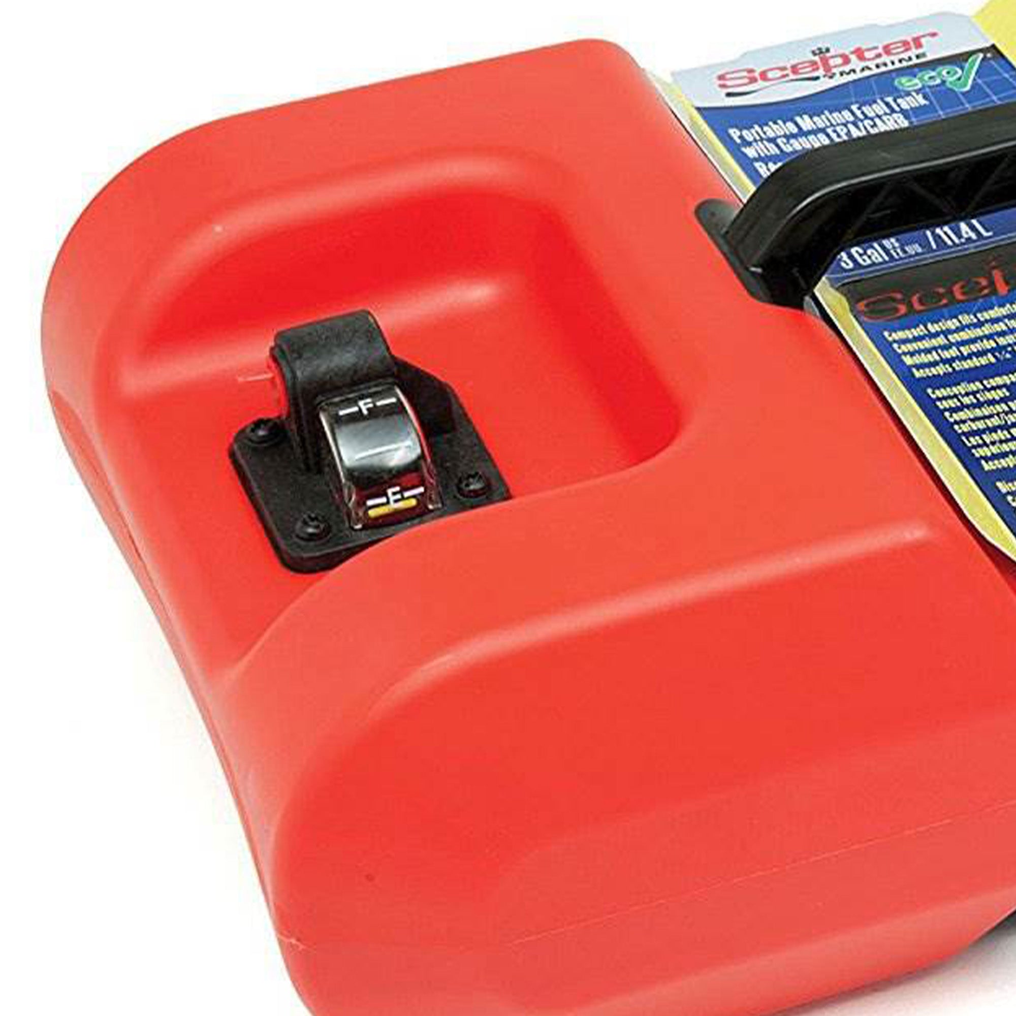 Scepter EPA CARB Marine Under the Seat Fuel Container, 6 Gallon (Open Box)