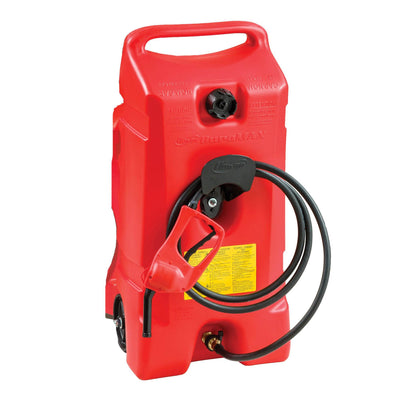 Scepter Flo N Go DuraMax 14 Gallon Gas Fuel Tank Bundle with 5 Gallon Container