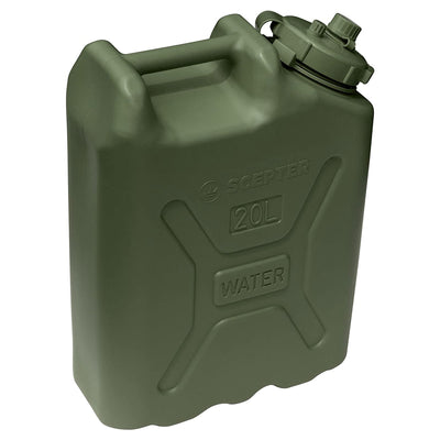 Scepter BPA Durable 5 Gallon 20 Liter Water Storage Container, Green (Open Box)