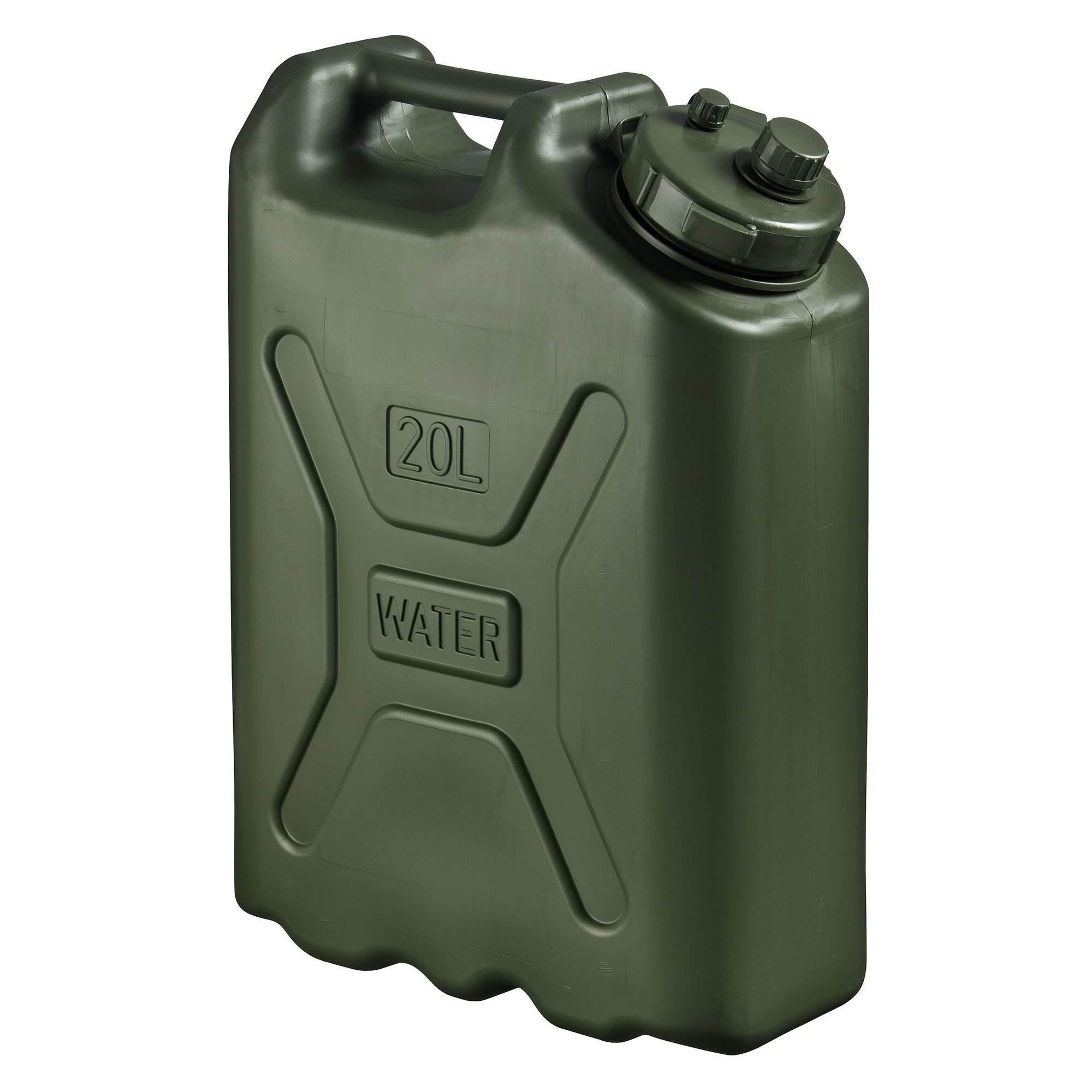 Scepter BPA Durable 5 Gallon Portable Water Jug Storage Container, Green, 3 Pack