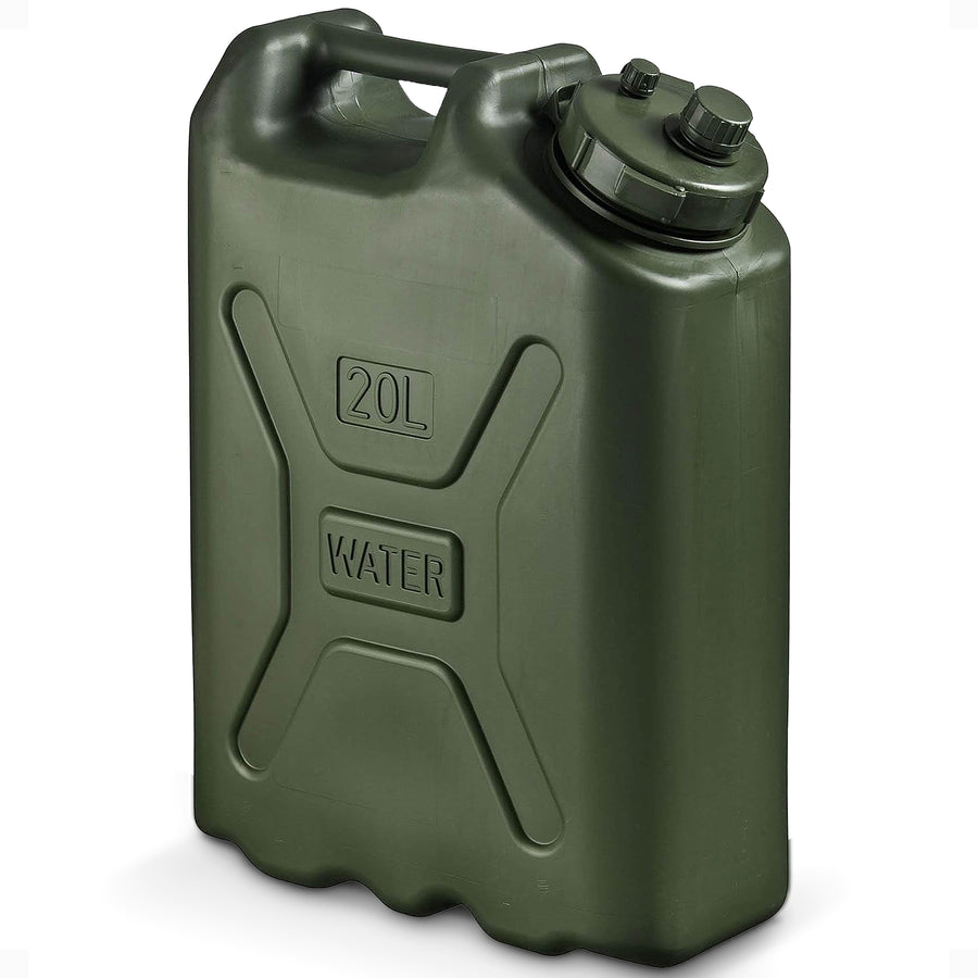 Scepter BPA Durable 5 Gallon 20 Liter Portable Water Storage Container, Green - VMInnovations