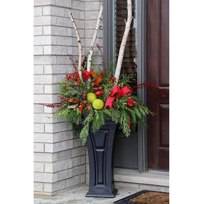 FCMP Outdoor Heritage Self Watering Garden Patio Planter Pot, 2 Pack (Used) - VMInnovations