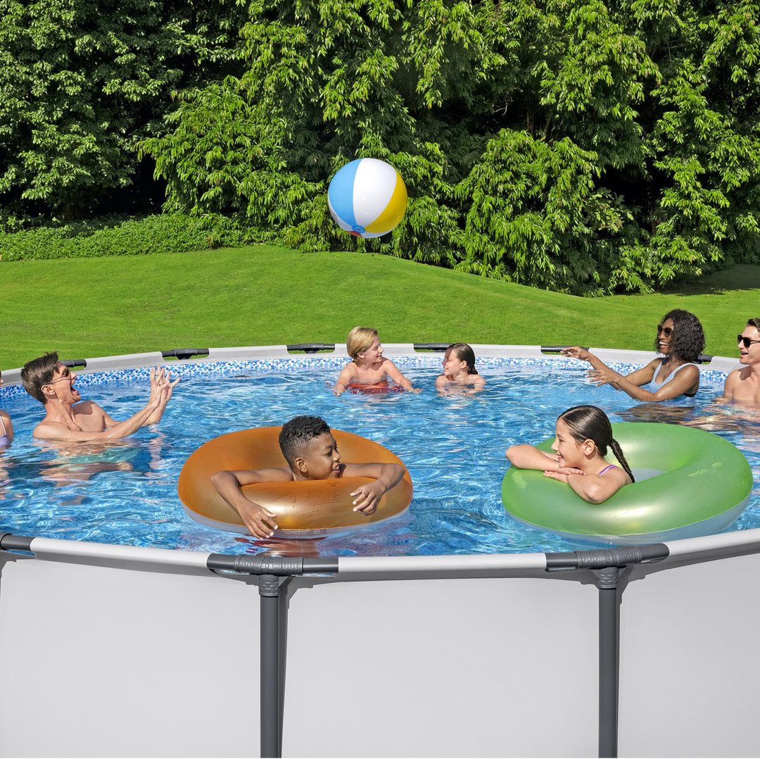 Bestway Steel Pro MAX 16'x48" Round Above Ground Swimming Pool with Pump & Cover