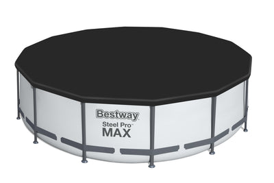 Bestway Steel Pro MAX 14 x 4 Ft Above Ground Round Complete Pool Set (Open Box)