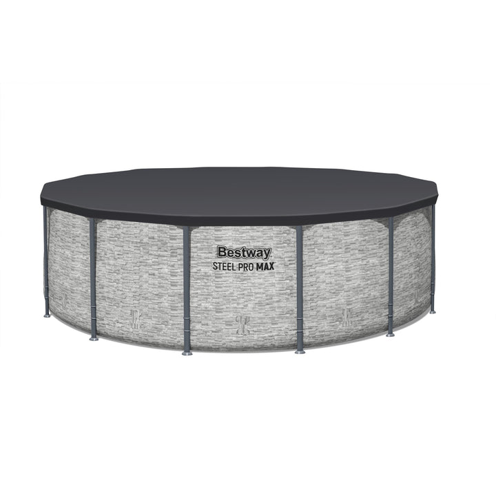 Bestway Steel Pro MAX 14'x48" Round Above Ground Swimming Pool with Pump & Cover