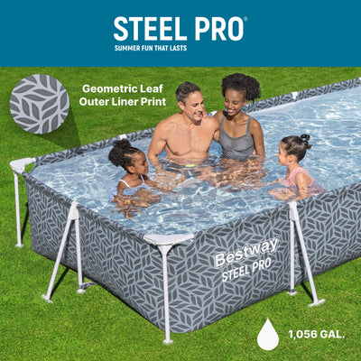 Bestway Steel Pro 12' x 6'7" x 26" Above Ground Outdoor Swimming Pool (Open Box)