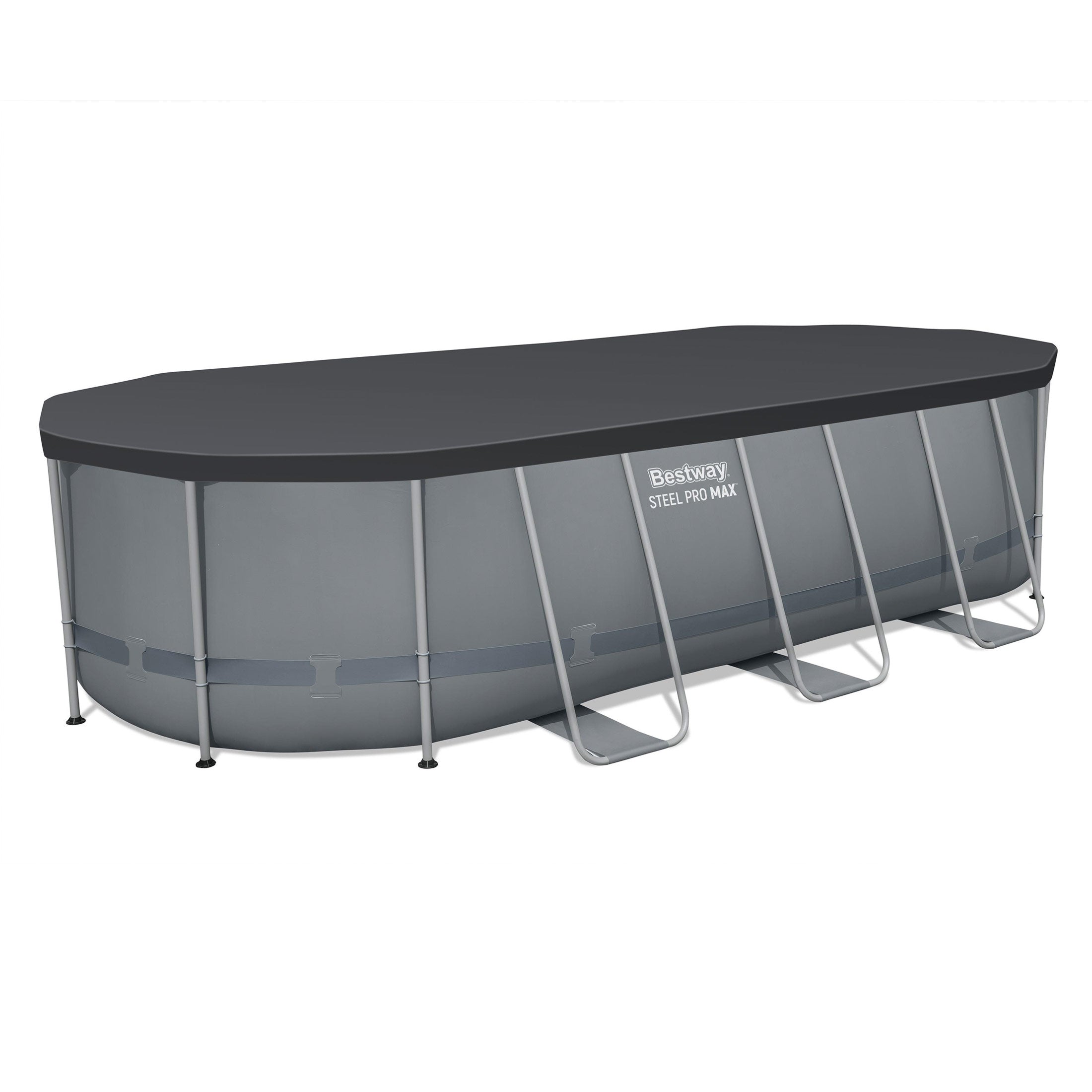 Bestway Power Steel 18ft x 9ft x 48in Swimming Pool Set with Pump (For Parts) - VMInnovations