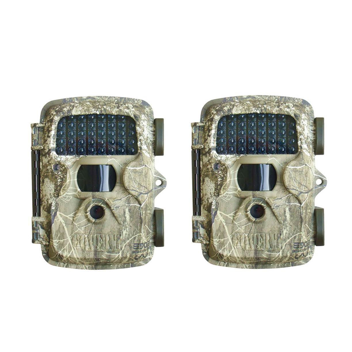 Covert MP8 Black Wireless Trail Game Wildlife Deer Hunting Video Camera, 2 Pack