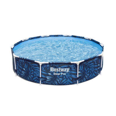 Bestway Steel Pro 10' x 26" Round Above Ground Kiddie Swimming Pool (Open Box) - VMInnovations