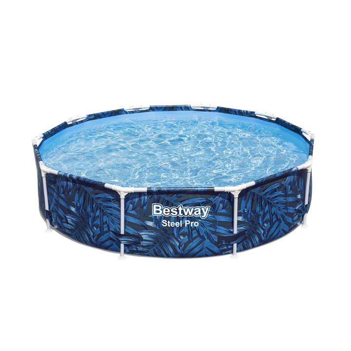 Steel Pro 10' x 26" Round Above Ground Outdoor Kiddie Swimming Pool (Used)