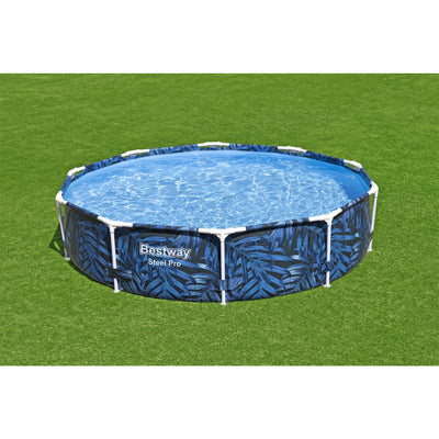 Bestway Steel Pro 10' x 26" Round Above Ground Kiddie Swimming Pool (Open Box) - VMInnovations