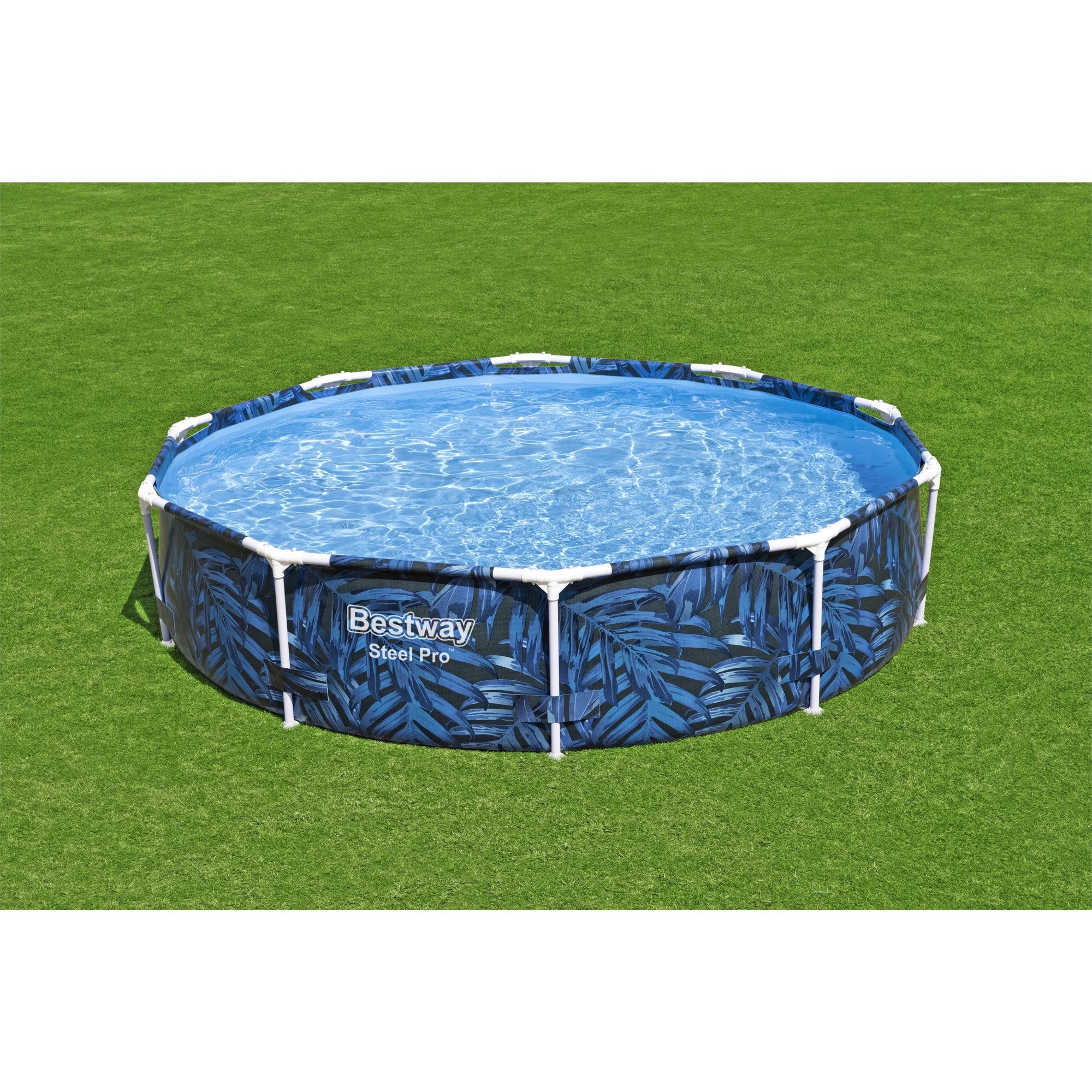 Steel Pro 10' x 26" Round Above Ground Outdoor Kiddie Swimming Pool (Used) - VMInnovations