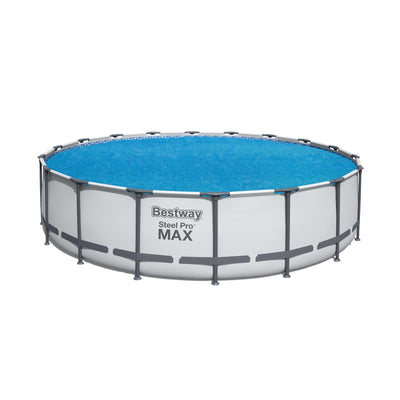 Bestway Flowclear 18' Round Solar Pool Cover for Above Ground Pools (Cover Only) - VMInnovations