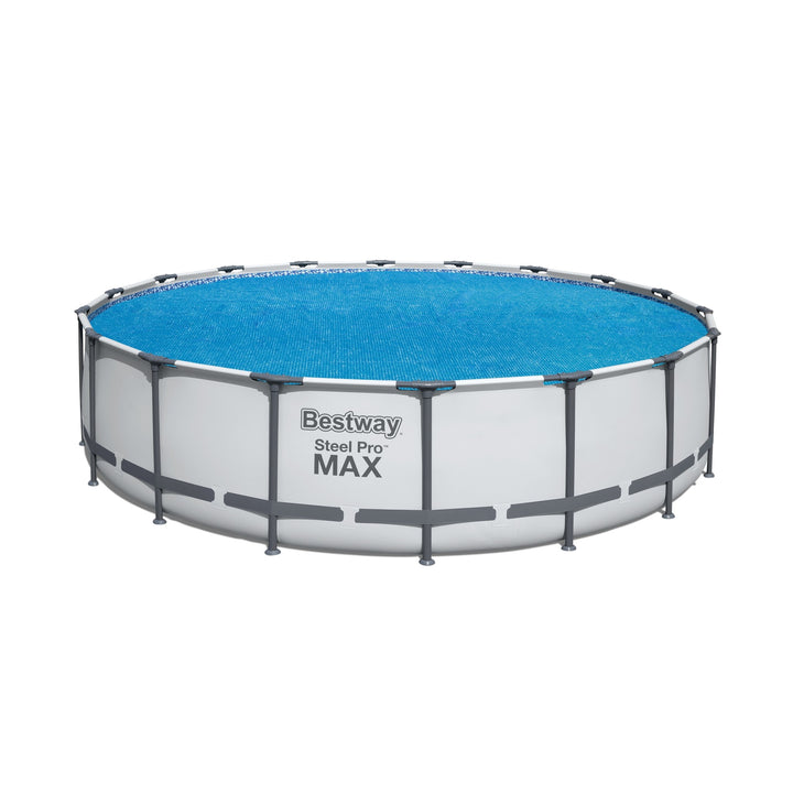 Bestway Round Solar Pool Cover for 18' Frame & Steel Wall Above Ground Pools