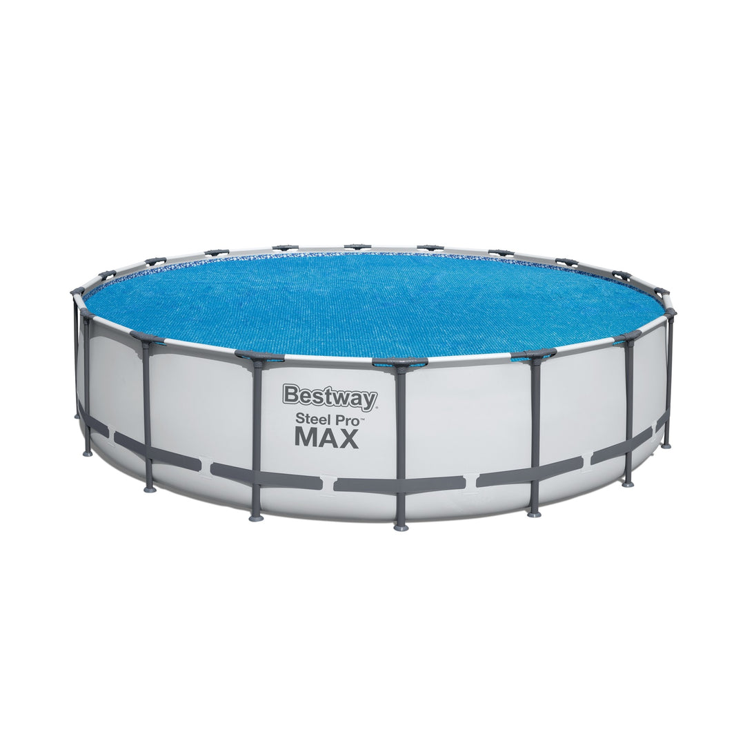 Bestway Flowclear 18' Round Solar Pool Cover for Above Ground Pools (Cover Only)