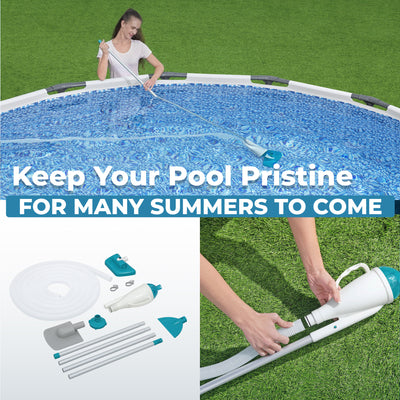 Bestway Flowclear AquaCrawl 88 Inch Pool Vacuum for 15 Feet Above Ground Pools
