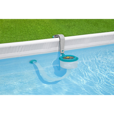 Bestway 58233E 800 GPH Above Ground Swimming Pool Surface Skimmer Debris Cleaner