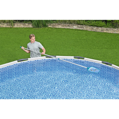 Bestway Flowclear AquaClean 110 Inch Pool Vacuum for 20 Feet Above Ground Pools
