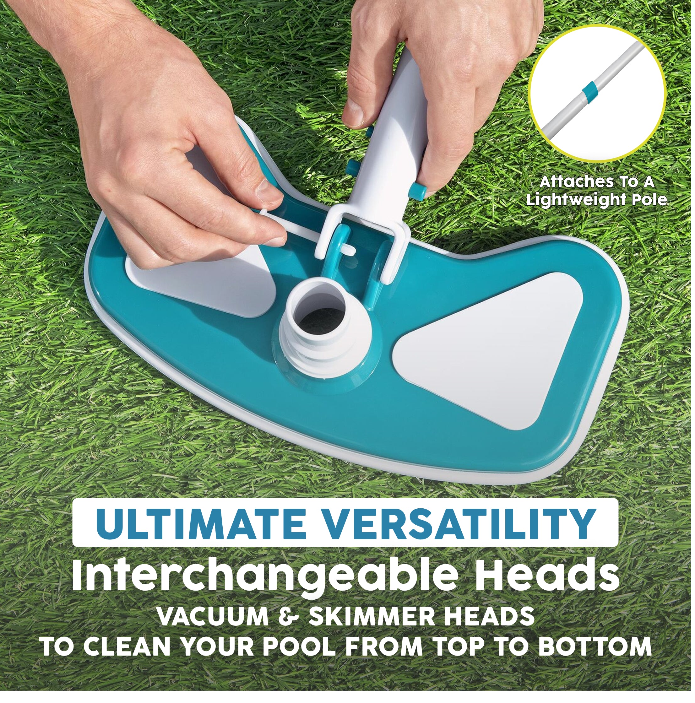 Bestway AquaClean 110 Inch Pool Vacuum for 20 Feet Above Ground Pools (Used)