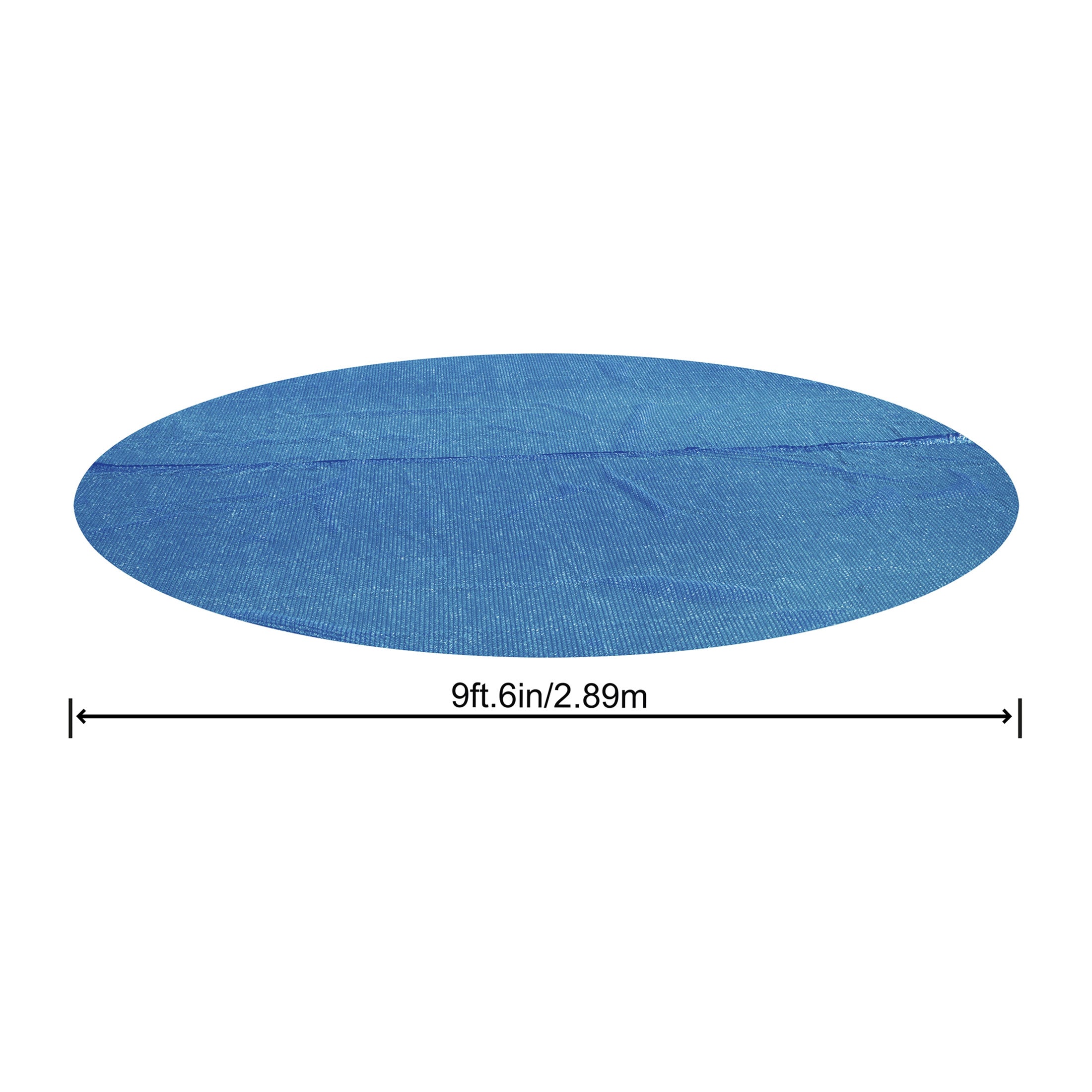 Bestway Round Solar Pool Cover for 10’ Round Above Ground Swimming Pools, Blue - VMInnovations