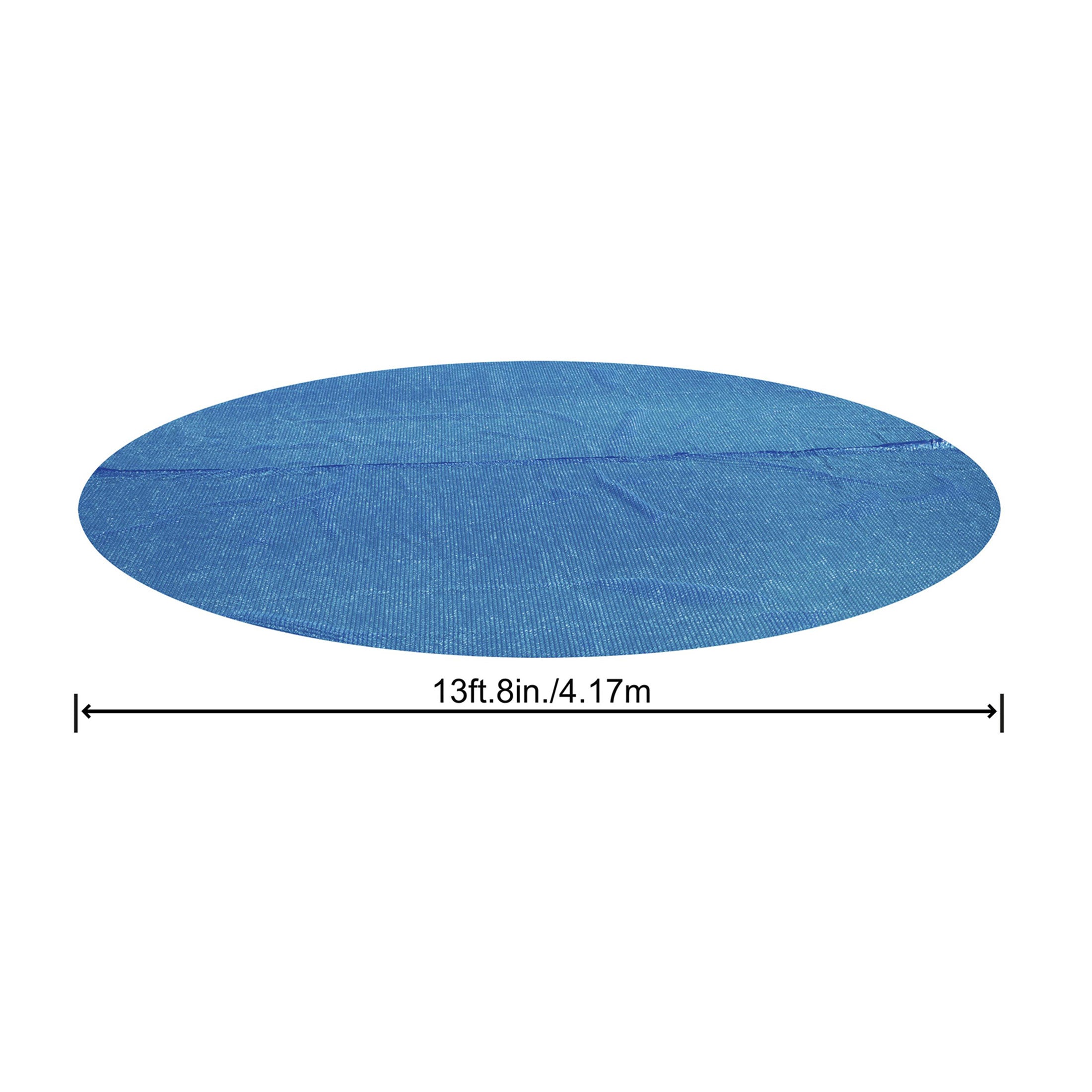 Bestway Round Solar Cover for 15' and 16' Above Ground Pools, Blue (Cover Only)