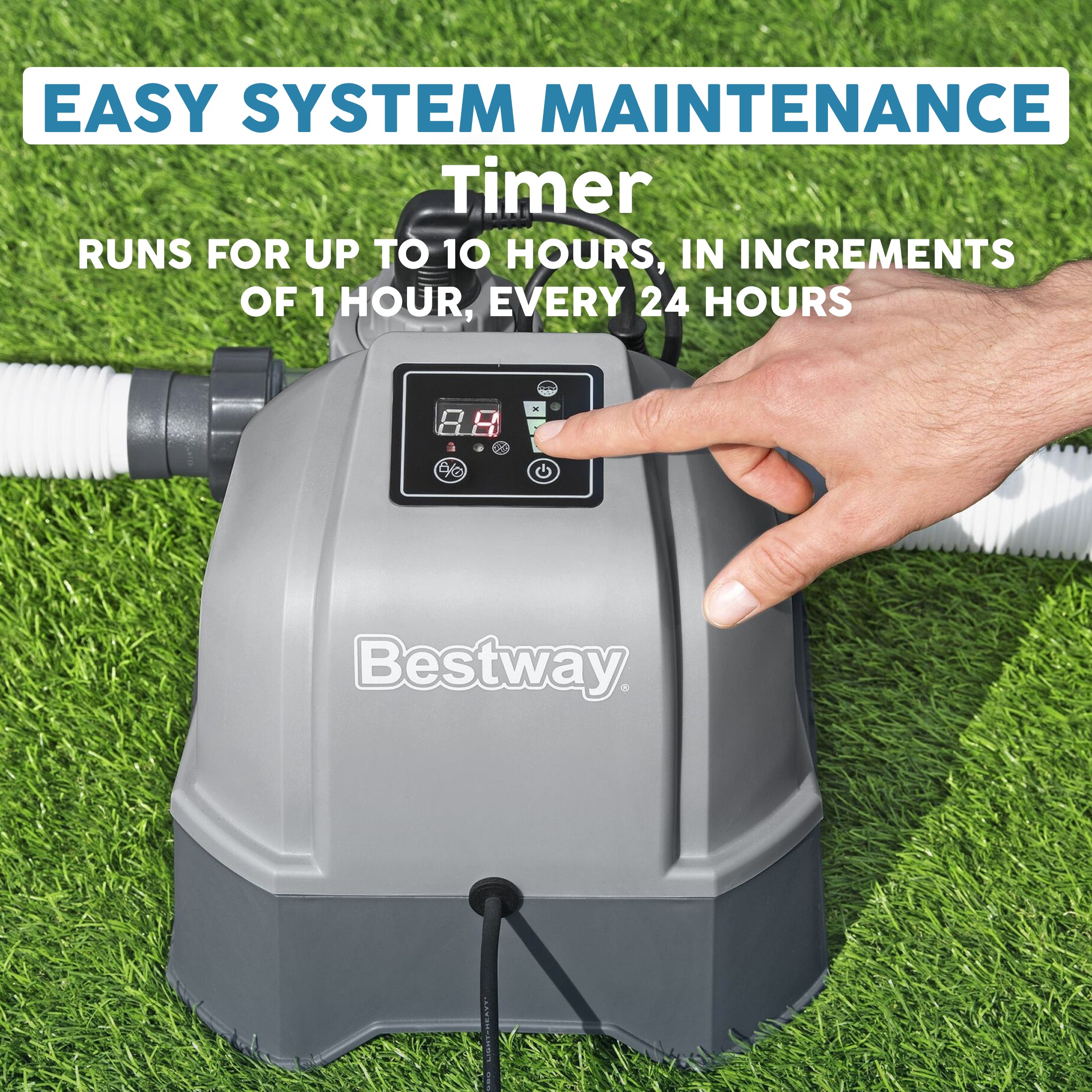 Bestway Flowclear Hydrogenic 6 G/H Digital Self Cleaning Saltwater Chlorinator - VMInnovations