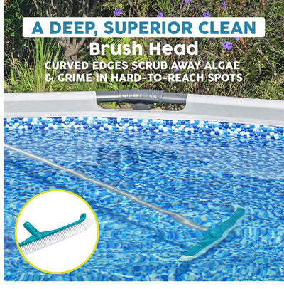 Bestway AquaSurge Swimming Pool Maintenance Accessory Kit with Vacuum & Skimmer - VMInnovations