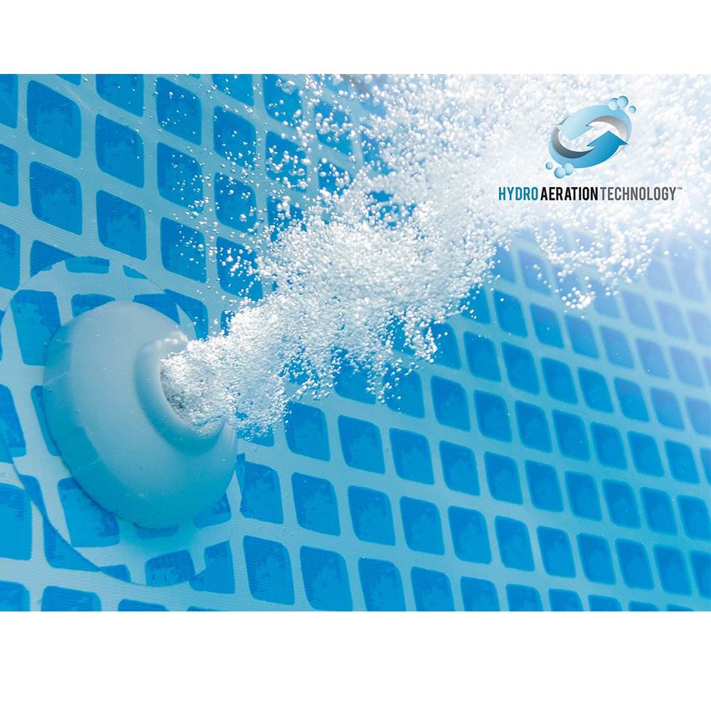 Intex 10ft x 30in Prism Above Ground Pool and Pool Care Chlorine Tablets, 50 Lbs