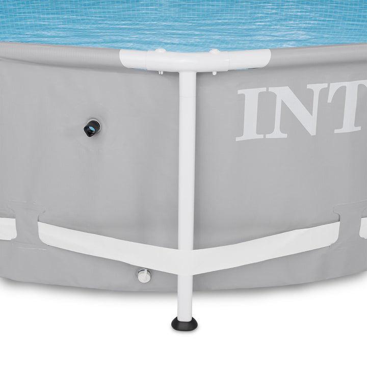 Intex 12ft x 30in Prism Frame Above Ground Round Swimming Pool & Robot Vacuum - VMInnovations