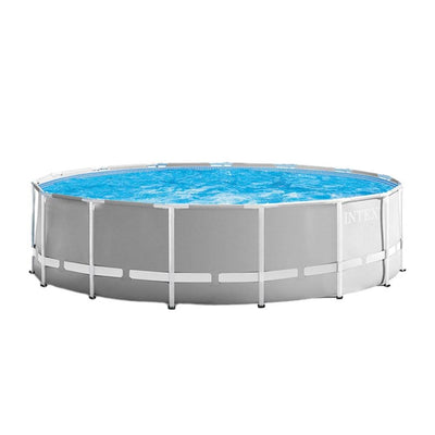 Intex 15ft x 48in Prism Above Ground Swimming Pool Set w/ Pump & Chlorine Tabs