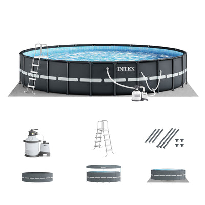 Intex 24' x 52" Ultra XTR Frame Round Pool Set with Sand Filter Pump (Used)