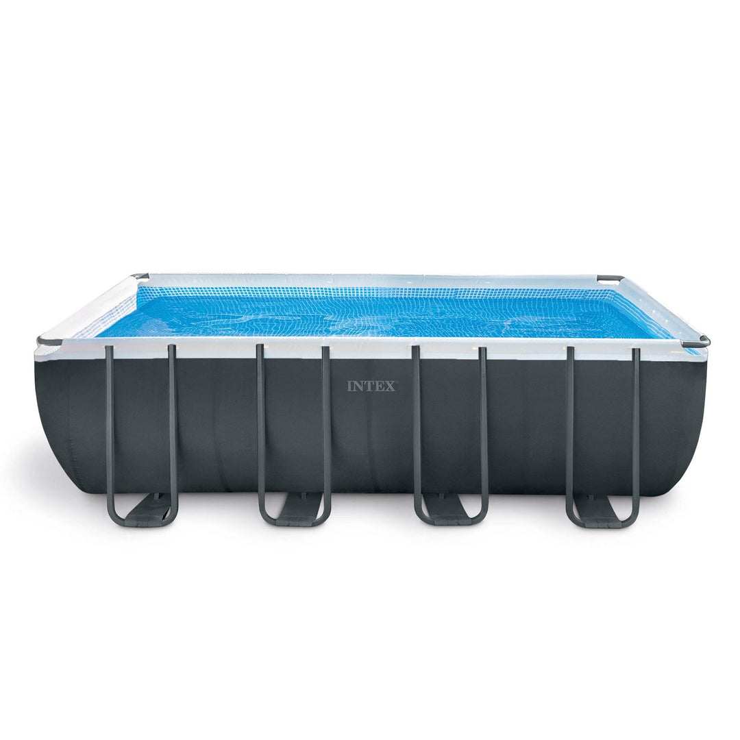 Intex 18Ft x 52In Ultra XTR Rectangular Frame Swimming Pool Kit w/Pump & Canopy