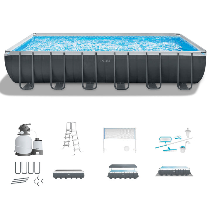 Intex 24' x 12' x 52" Ultra XTR Frame Swimming Pool Set + Pump (Open Box)