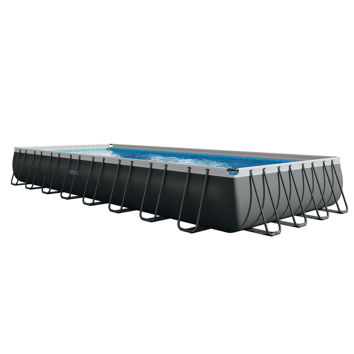 Intex 32' x 16' x 52" Ultra XTR Rectangular Above Ground Pool, Gray (Open Box) - VMInnovations