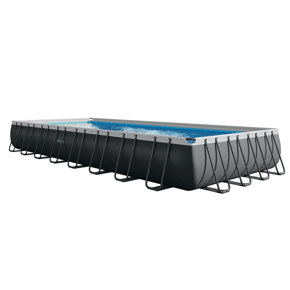 Intex 32' x 16' x 52" Ultra XTR Rectangular Above Ground Pool, Gray (Open Box)