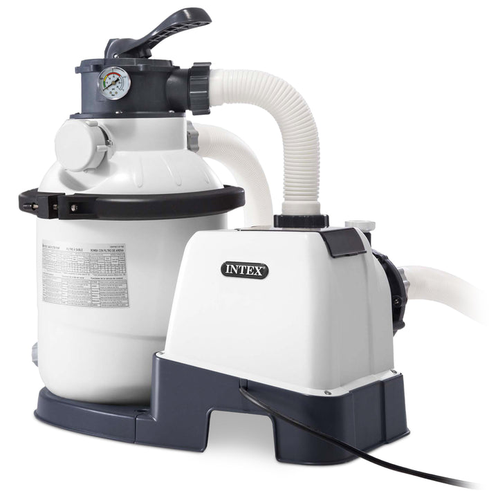 Intex Clear 1500 GPH Sand Filter Pump for Above Ground Swimming Pools(Open Box)