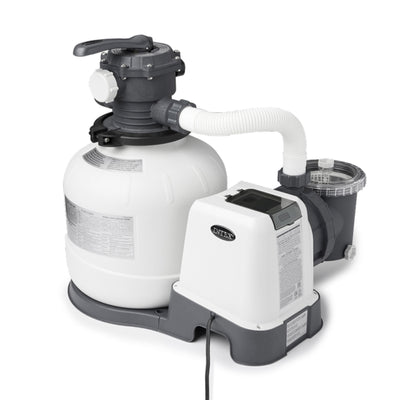Intex 2800 GPH Above Ground Pool Sand Filter Pump with Automatic Timer(Open Box)
