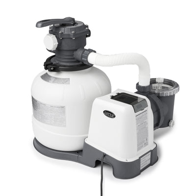 Intex 2800 GPH Above Ground Pool Sand Filter Pump with Automatic Timer (2 Pack)